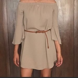 SOLD!!!! Off Shoulder shift dress